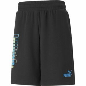 Puma PUMA POWER SUMMER GRAPHIC SHORTS Pánské šortky, černá, veľkosť L