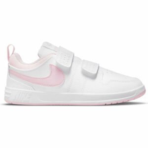 Nike PICO 5 (PSV) Dětská volnočasová obuv, Bílá,Růžová, velikost 1.5Y