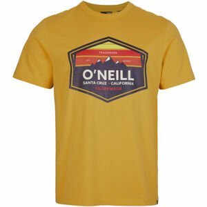 O'Neill MTN HORIZON SS T-SHIRT Pánské tričko, Žlutá,Mix, velikost M