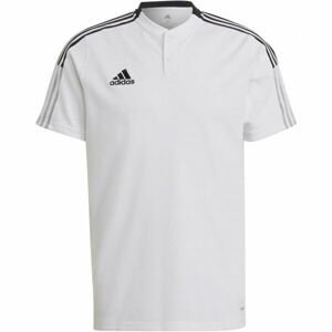 adidas TIRO21 POLO Pánské fotbalové triko, bílá, velikost XL