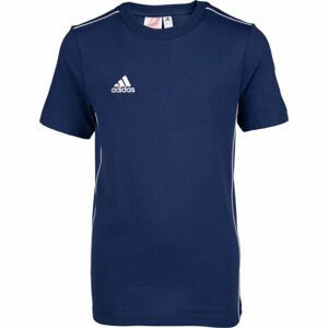 adidas CORE 18 TEE Y Dětské tričko, tmavě modrá, velikost 152