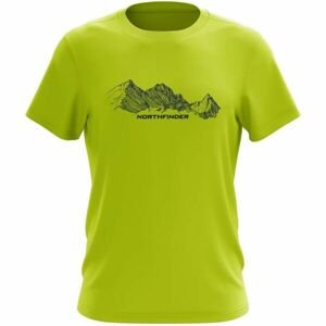 Northfinder ELBERT Pánské tričko, zelená, velikost XXL