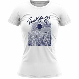 Northfinder JAZMINE Dámské tričko, Bílá,Tmavě modrá, velikost XL
