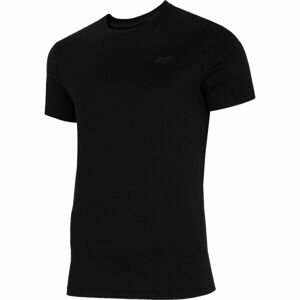 4F MENS T-SHIRT Pánské tričko, černá, velikost M