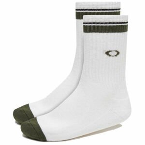 Oakley ESSENTIAL SOCKS (3 PCS) Ponožky, bílá, velikost