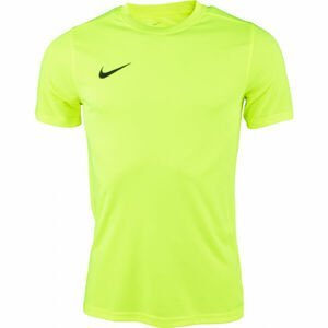 Nike DRI-FIT PARK 7 Pánské sportovní tričko, reflexní neon, veľkosť S