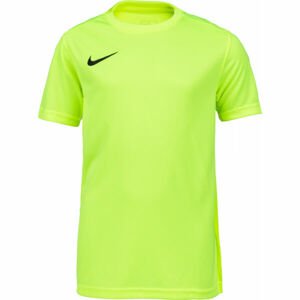 Nike DRI-FIT PARK 7 JR Dětský fotbalový dres, reflexní neon, velikost M