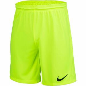 Nike DRI-FIT PARK 3 Pánské kraťasy, reflexní neon, veľkosť S