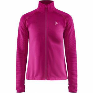 Craft CORE CHARGE JERSEY JACKET W Dámská funkční mikina, růžová, velikost S