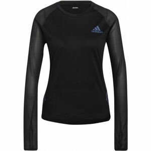 adidas ADIZERO LS Dámské sportovní tričko, černá, velikost M