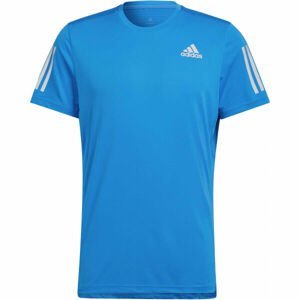 adidas OWN THE RUN TEE Pánské běžecké tričko, modrá, velikost M