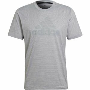 adidas BOS PB TEE Pánské sportovní tričko, Šedá, velikost XXL