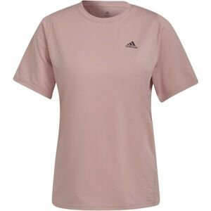 adidas RI 3B TEE Dámské běžecké tričko, Růžová,Černá, velikost M