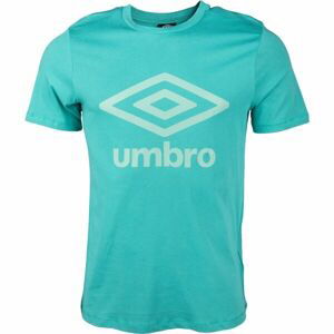 Umbro FW LARGE LOGO TEE Pánské triko, zelená, veľkosť L