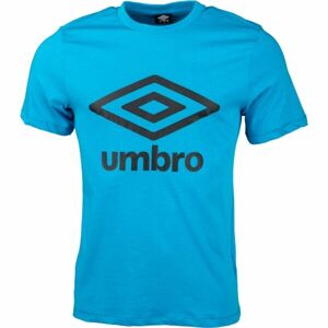 Umbro FW LARGE LOGO TEE Pánské triko, modrá, veľkosť L