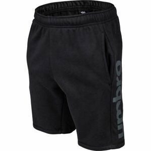 Umbro FW LINEAR LOGO GRAPHIC SHORT Pánské kraťasy, černá, velikost S