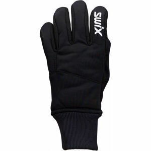 Swix POLLUX JRN Dětské rukavice na běžecké lyžovaní, černá, veľkosť 7