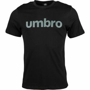 Umbro LINEAR LOGO GRAPHIC TEE Pánské triko, černá, veľkosť L