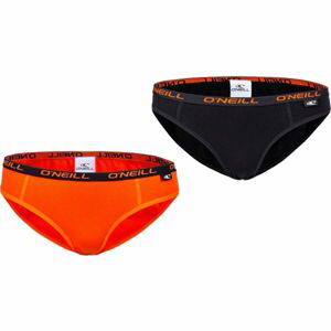 O'Neill WOMEN BIKINI UNI 2PK Dámské spodní kalhotky, oranžová, velikost L