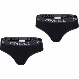 O'Neill BRAZILIAN PLAIN 2PACK Dámské kalhotky, černá, velikost XL