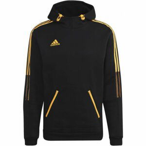 adidas TIRO HOODY WR Pánská mikina, černá, velikost M