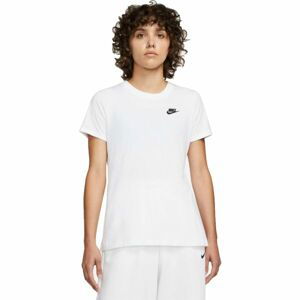 Nike SPORTSWEAR CLUB Dámské tričko, bílá, veľkosť L