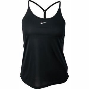 Nike ONE DF ELSTKA STD TANK W Dámský sportovní top, černá, velikost M