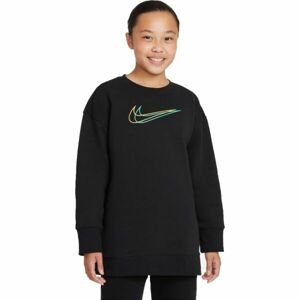 Nike SPORTSWEAR Dívčí mikina, černá, velikost L