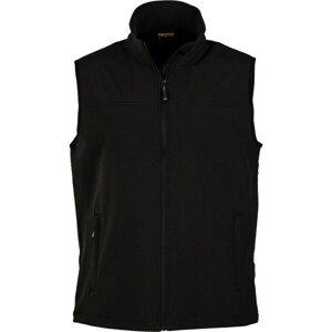 Hi-Tec LUMAN SOFTSHELL VEST Pánská softshellová vesta, černá, velikost XXXL