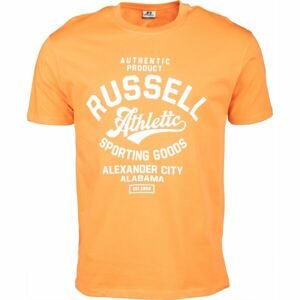 Russell Athletic SPORTING GOODS Pánské tričko, oranžová, veľkosť XXL