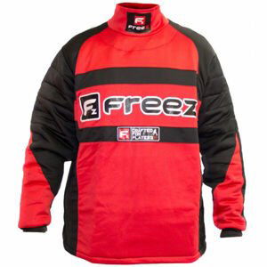 FREEZ Z-80 GOALIE SHIRT Florbalový brankářský dres, černá, veľkosť S