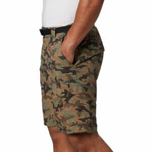 Columbia SILVER RIDGE™ PRINTED CARGO SHORT Pánské cargo kraťasy, béžová, veľkosť 32/12