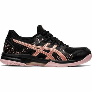 Asics GEL-FLARE 7 W Dámská indoorová obuv, Černá,Růžová, velikost 7