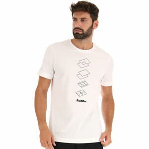 Lotto TEE ORIGINS Pánské tričko, bílá, velikost XL