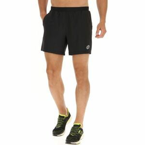 Lotto RUN FIT SHORT 5 Pánské sportovní kraťasy, černá, velikost XXL