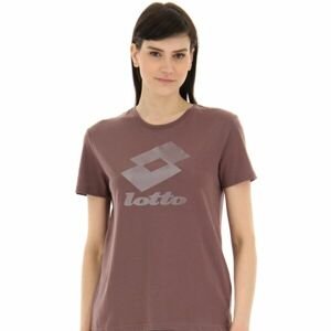 Lotto SMART W III TEE Dámské tričko, vínová, velikost XL