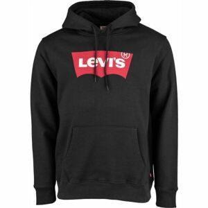 Levi's STANDARD GRAPHIC HOODIE CO HM Pánská mikina, černá, veľkosť XL