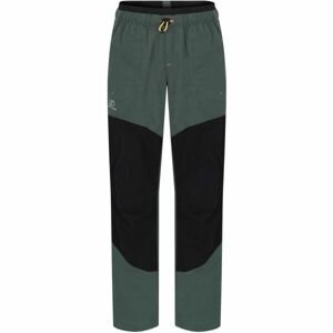 Hannah GUINES JR Dětské outdoorové kalhoty, tmavě zelená, velikost 140