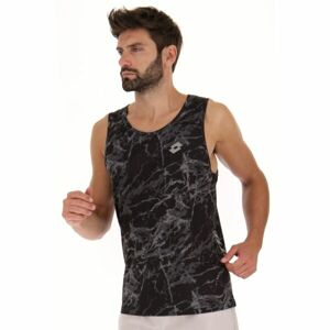 Lotto RUN FIT TANK TOP Pánské běžecké tílko, černá, velikost