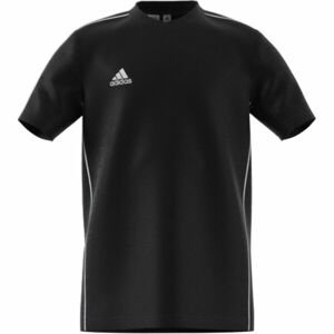 adidas CORE 18 TEE Y Dětské tričko, černá, velikost 164