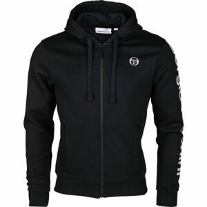 Sergio Tacchini NAMAR HOODIE SWEATER Pánská mikina, Černá,Bílá, velikost