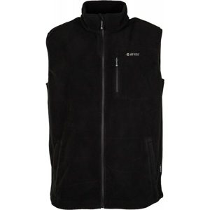 Hi-Tec HANTY FLEECE VEST Pánská fleecová vesta, černá, velikost S