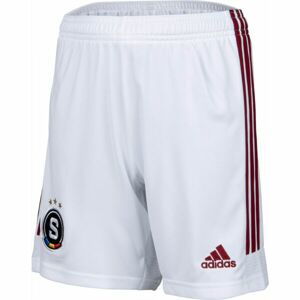 adidas SPARTA SHORTS JR Dětské fotbalové šortky, Bílá,Vínová,Mix, velikost