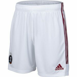 adidas SPARTA SHORTS Fotbalové šortky, Bílá,Vínová,Mix, velikost