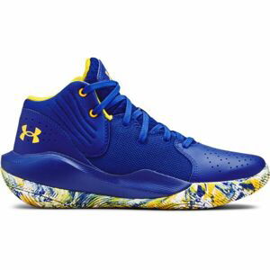 Under Armour JET21 Modrá 4.5 - Chlapecké basketbalové boty