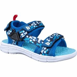 ALPINE PRO TIRSO Dětská letní obuv, Modrá,Mix,Bílá, velikost 34