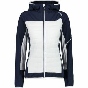 CMP WOMAN JACKET Dámská hybridní mikina, Bílá, velikost 40