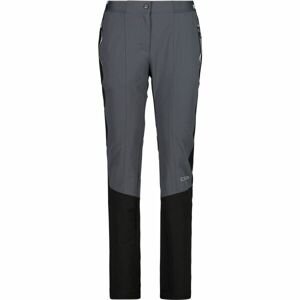 CMP WOMAN PANT Dámské unlimitech kalhoty, Tmavě šedá,Černá, velikost 36