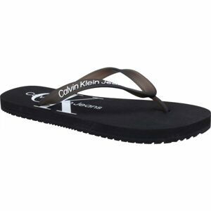 Calvin Klein BEACH SANDAL MONOGRAM TPU Dámské žabky, černá, velikost 37