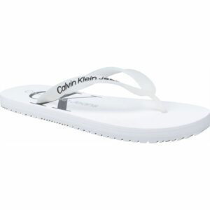 Calvin Klein BEACH SANDAL MONOGRAM TPU Dámské žabky, bílá, velikost 37